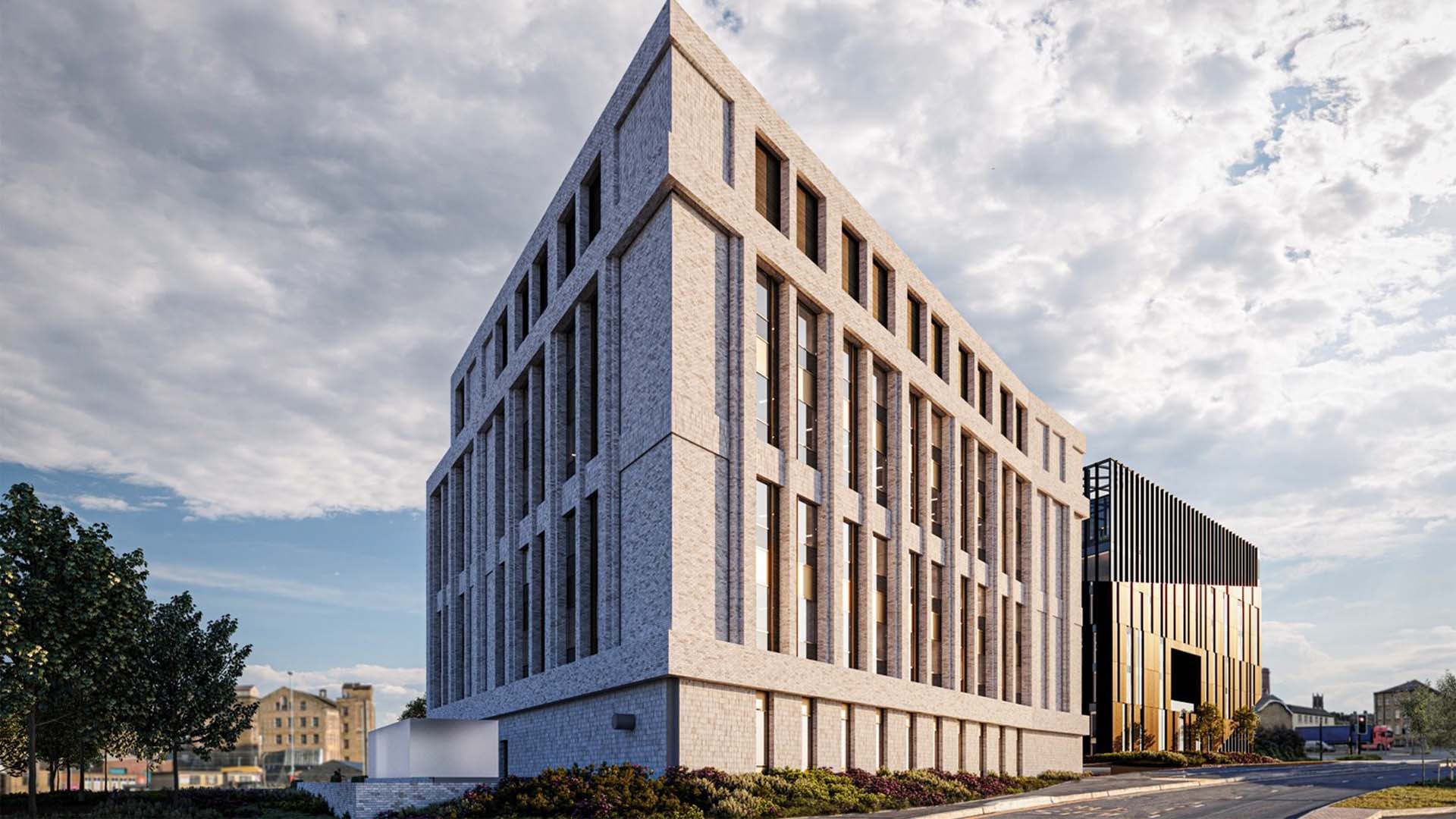 An artist's impression of what the new Emily Siddon building will look like once it is completed