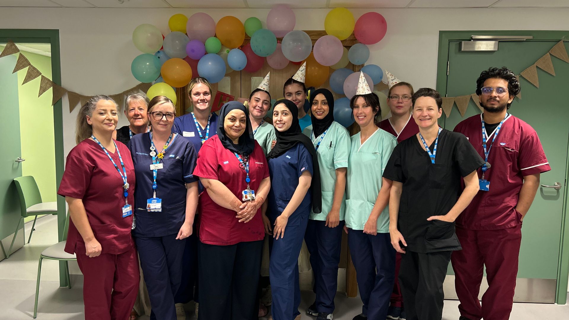 CDC colleagues celebrate the one year anniversary