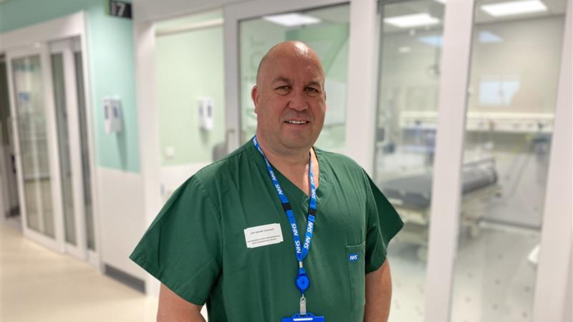 A photo of ED consultant Dr Mark Davies 