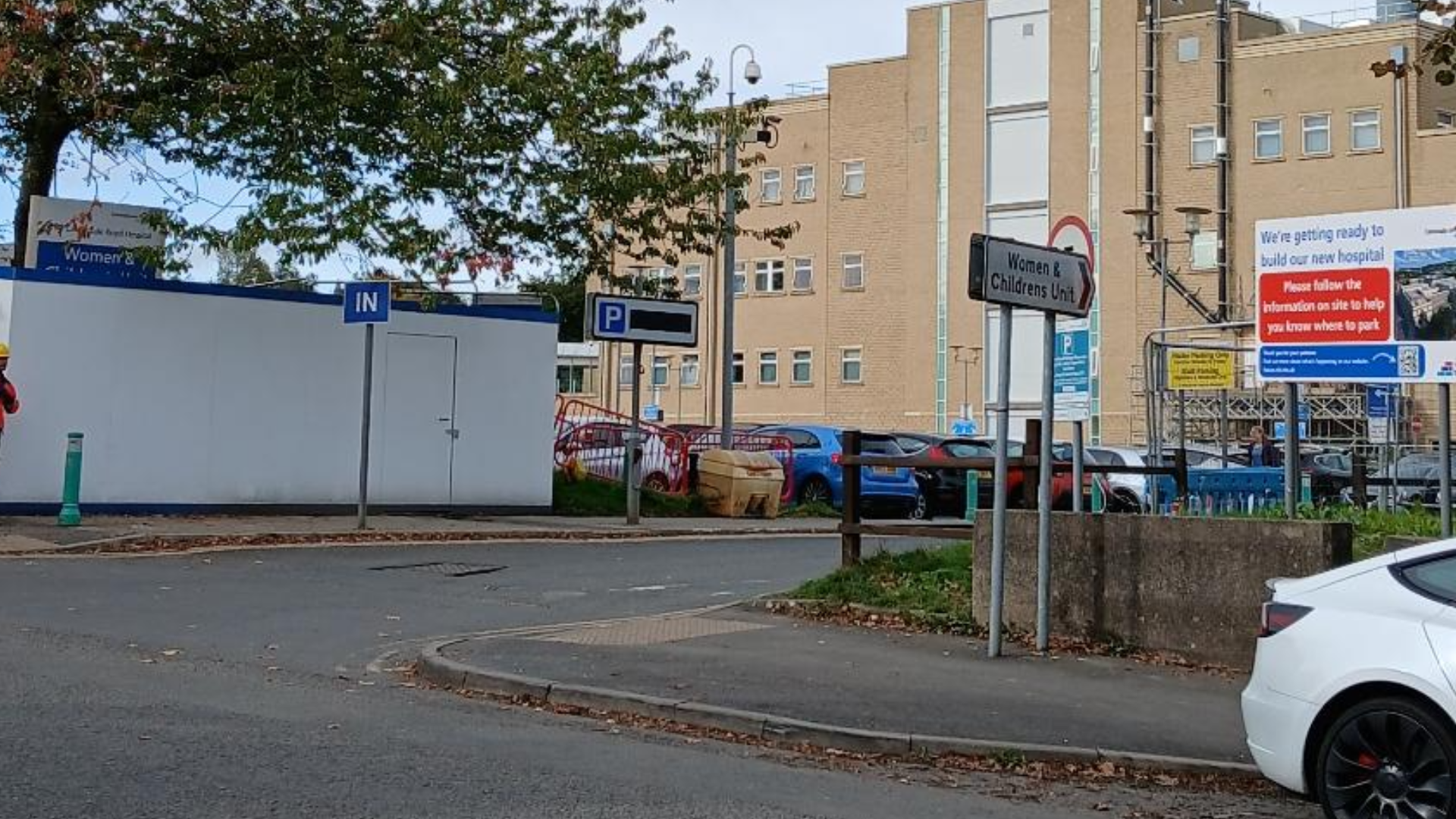 A photo of the women and children's entrance from Godfrey Road 