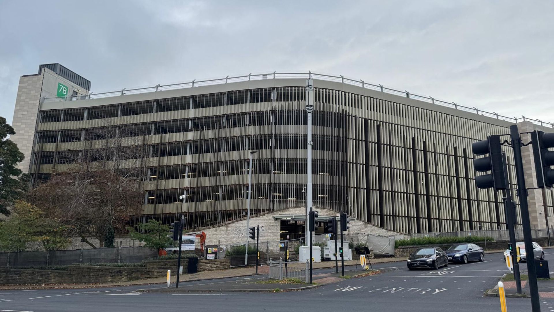 A photo of the new multi-storey car park at CRH