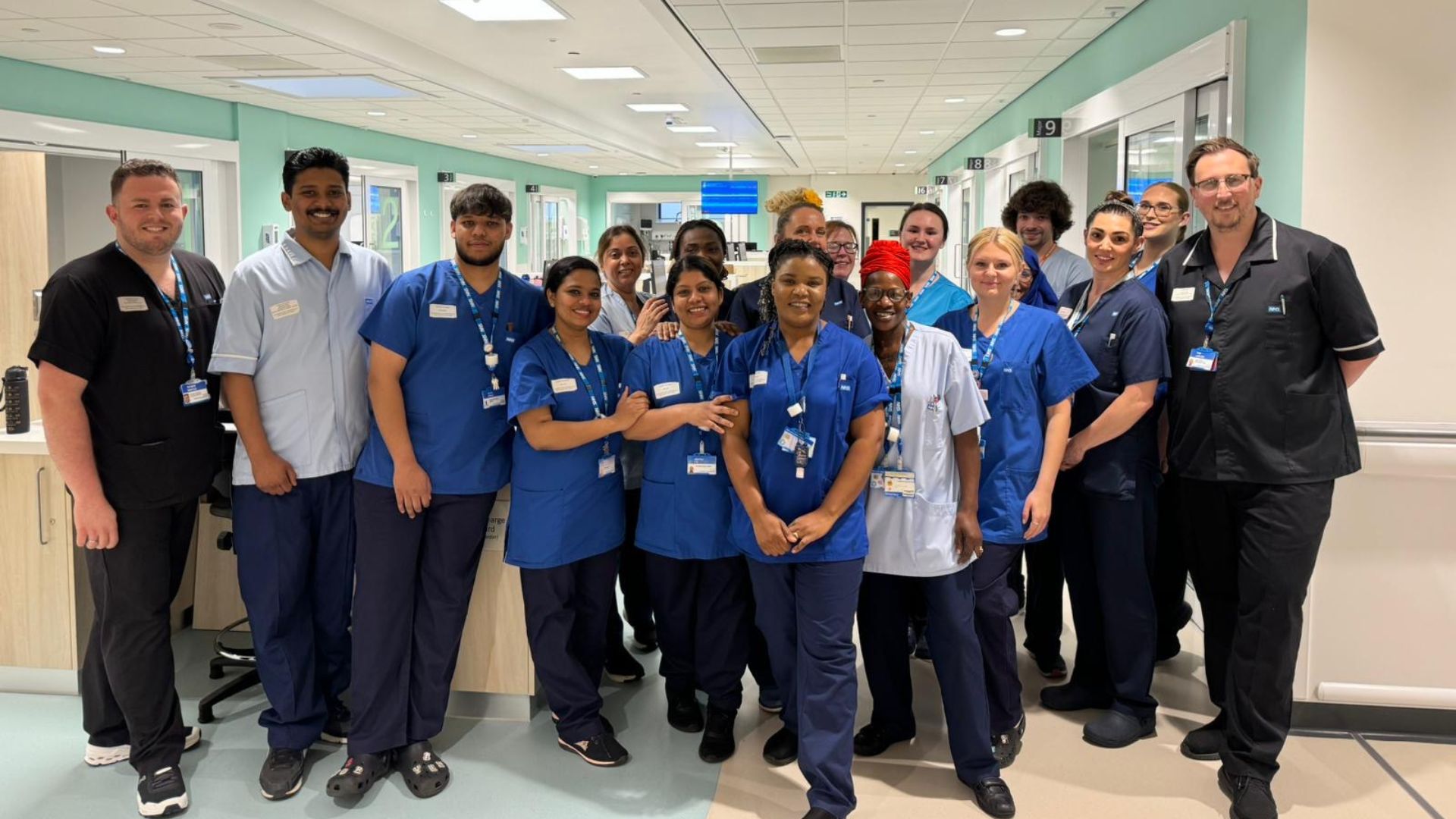 Our A&E Team in the new majors department