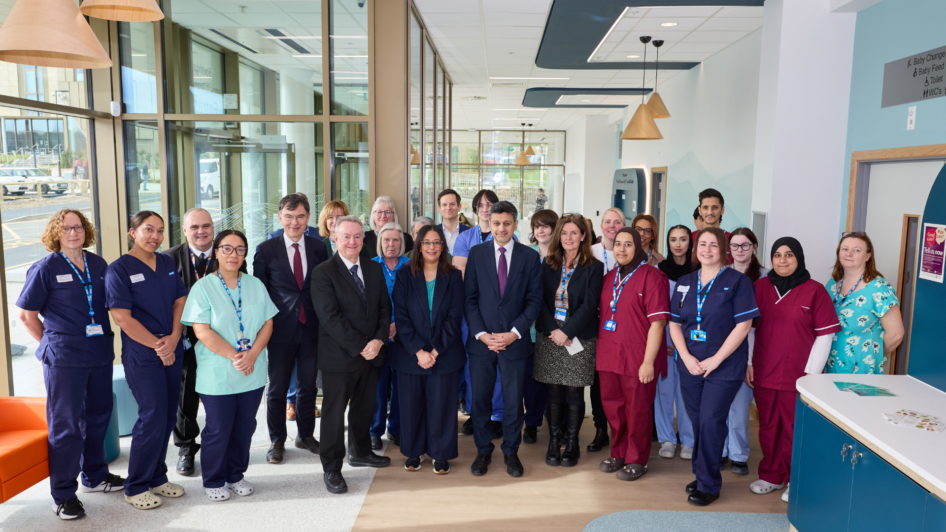 A group photo from the Southgate CDC official opening