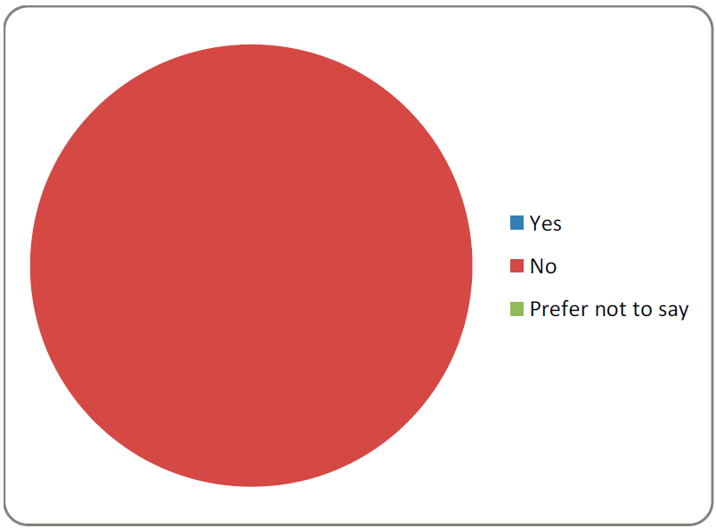 Pie Chart: Have you given birth with last 6 months?