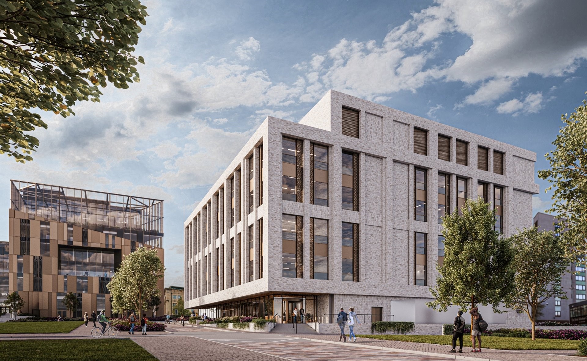 Artists' impression of the National Health Innovation Campus at The University of Huddersfield
