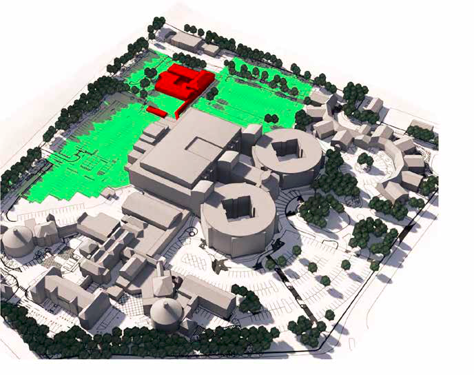 3D model of CRH and surrounding areas