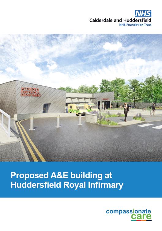 Front page of the leaflet sharing information of the proposed A&E plans.